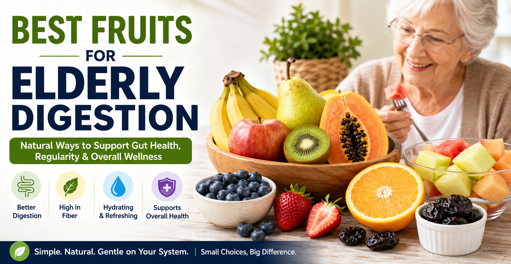 Best Fruits for Elderly Digestion