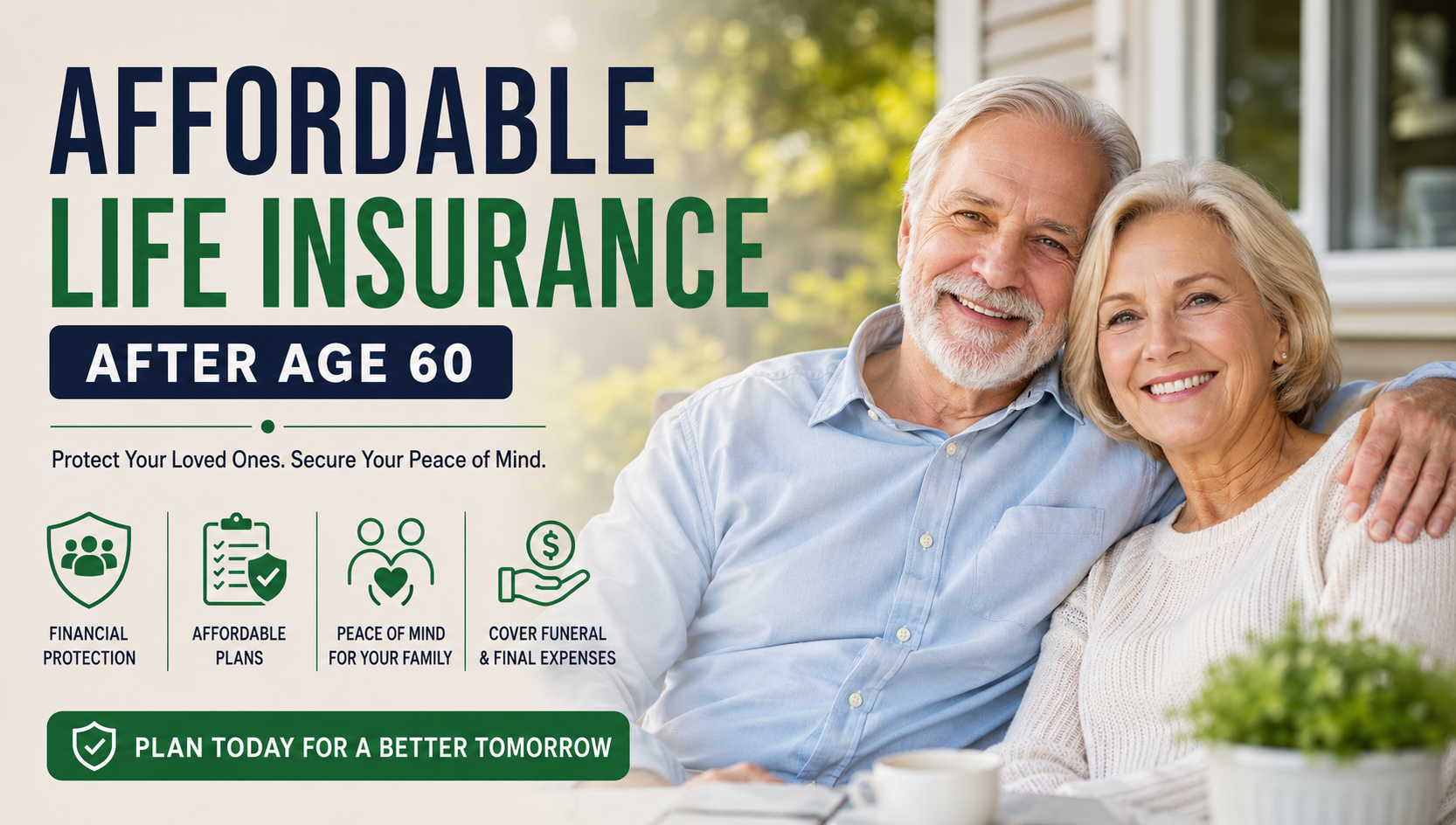 Affordable life insurance after age 60 for seniors in the USA