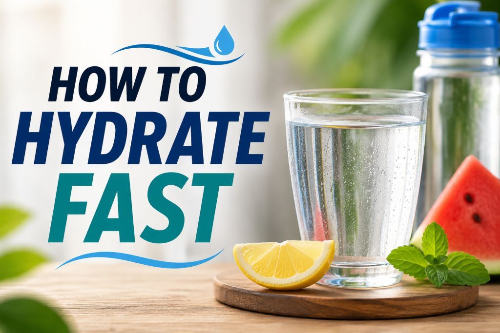 How to Hydrate Fast: Safe and Effective Ways to Rehydrate Quickly