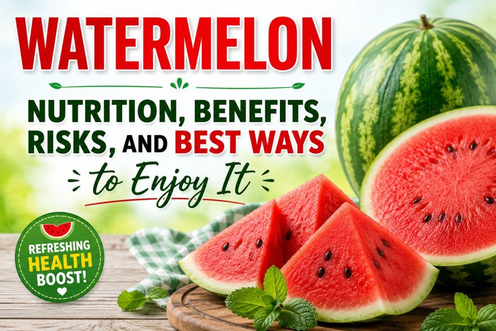 Watermelon benefits and nutrition facts for healthy aging