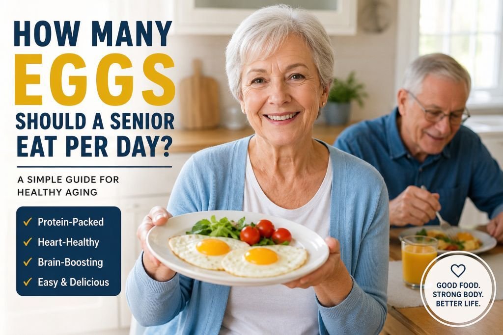 Senior couple enjoying a healthy egg breakfast with vegetables at home.